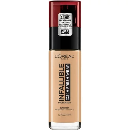 L'OREAL COSMETICS Infallib 24Hr Fresh Wear Foundation : NATURAL BUFF Pack 72