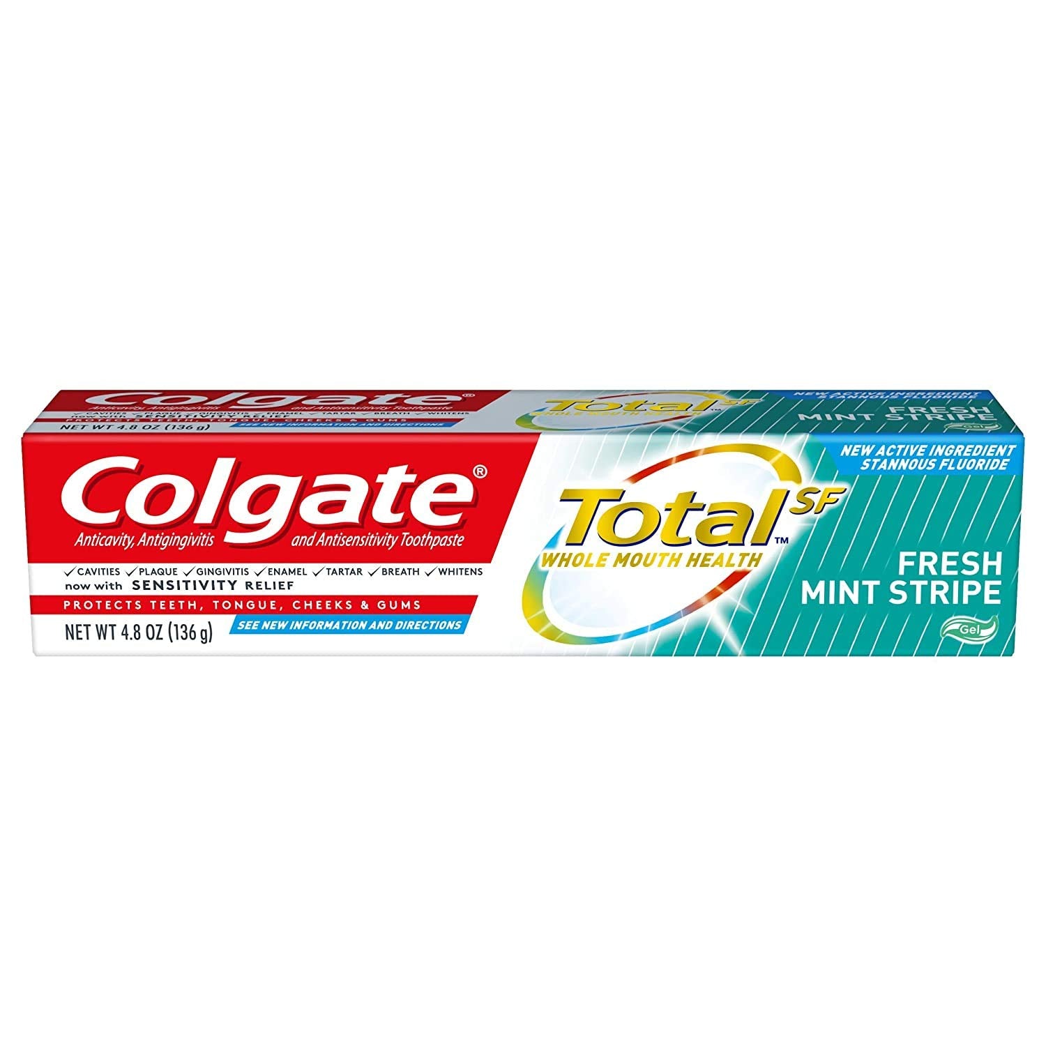 Colgate Total Tooth Paste Mint Stripe Gel 5.1OZ CS SP