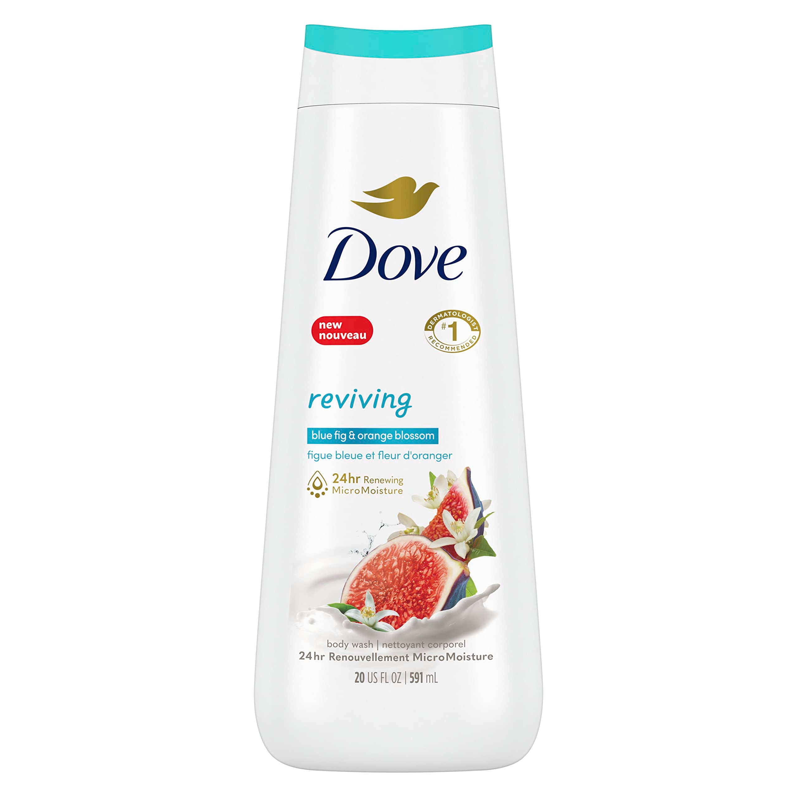 Dove Dove BW Blue Fig 4p 20z/591ml Pack 4