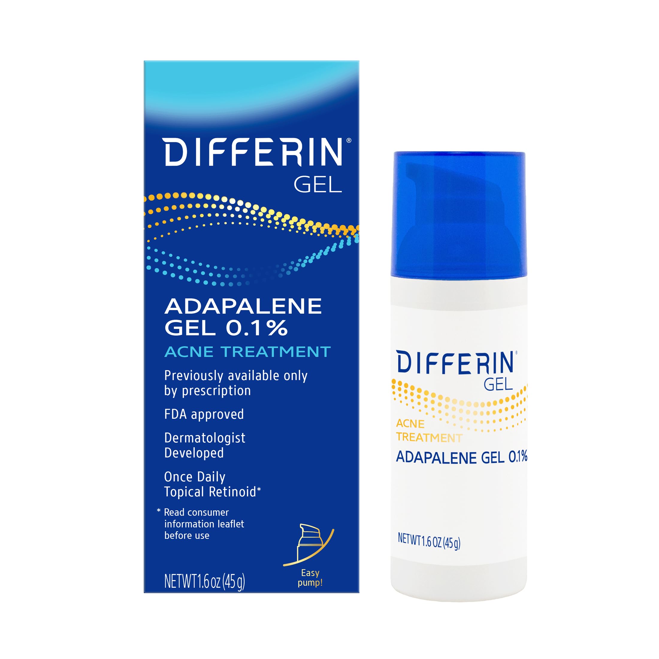 Differin 45g with Pump Size 1.5 oz Case Pack 12