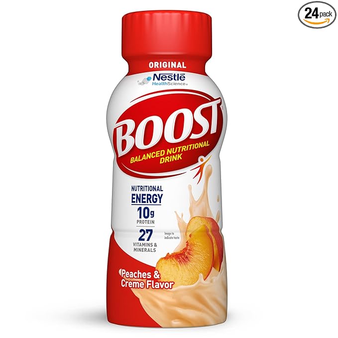 Nestle  BOOST Orig. Peaches & Crème- (6X8floz) Unit 24