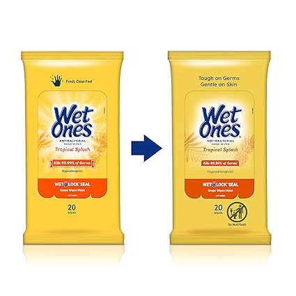 Wet Ones Tropical Splash 20ct. Travel Pack