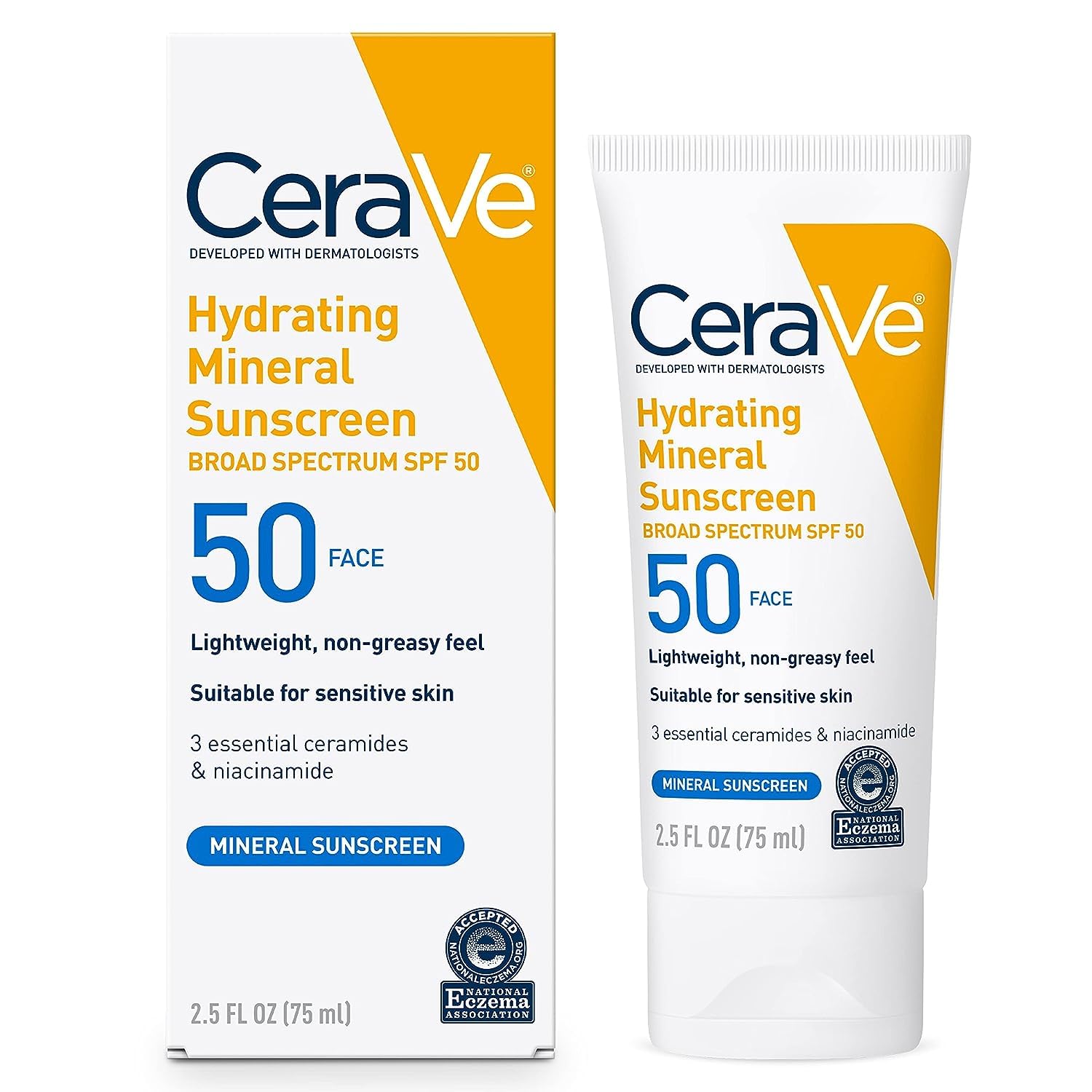 CeraVe Sunscreen Face Lotion SPF 50 2.5 oz