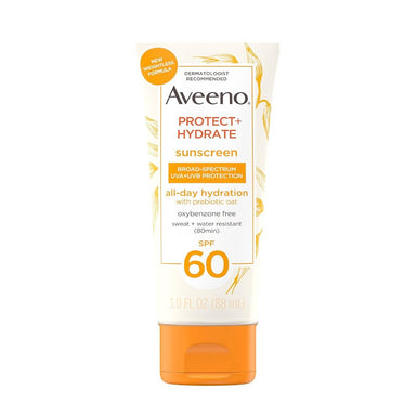 Aveeno Protect+Hydrate Body Sunscreen Lotion with SPF60 Pack 12 Size 3oz