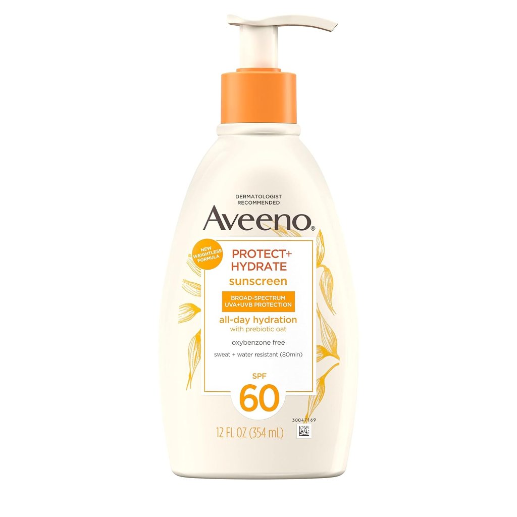 Aveeno Protect+Hydrate Body Sunscreen Lotion SPF60 Pack 12 Size 12oz