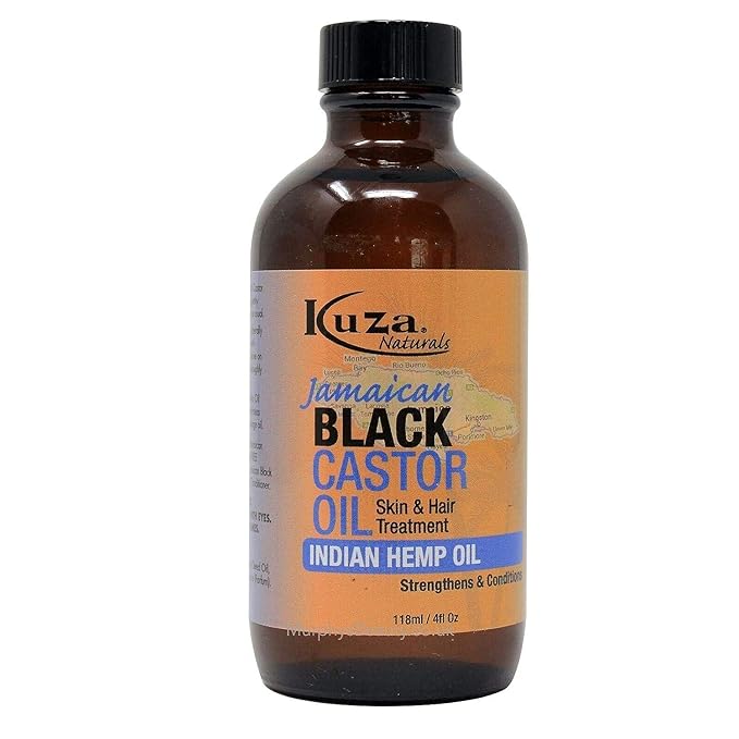 Kuza Jamaican Black Castor Collection JBCO Indian Hemp Skin & Hair Treatment Pack 6 Size 4 oz