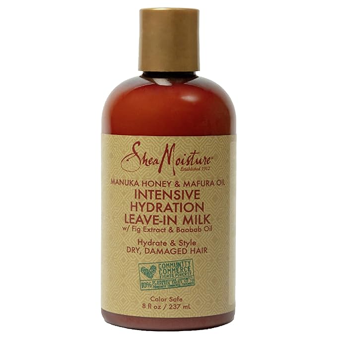 SHEA MOISTURE MANUKA HONEY & MAFURA OIL LEAVE-IN MILK INTENSIVE HYDRATION 12X8OZ