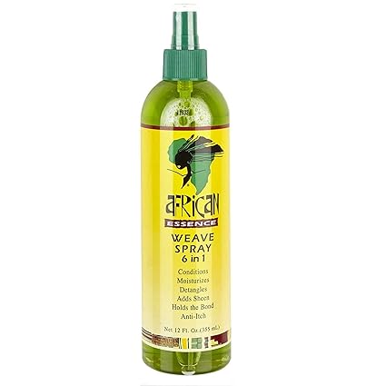 AFRICAN ESSENCE Weave Spray 6 in 1  12oz