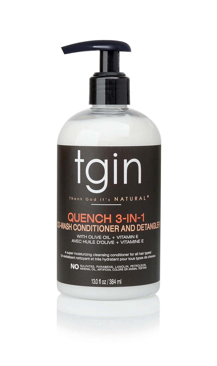 TGIN Quench 3-in-1 Co-Wash Conditioner and Detangler - 13oz Pack 6