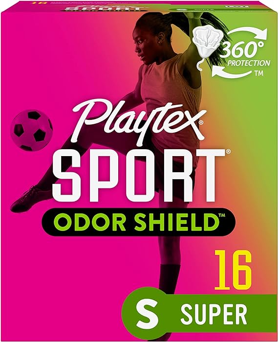 PLAYTEX SPORT 16 CT SUPER ODOR SHIELD 2/6