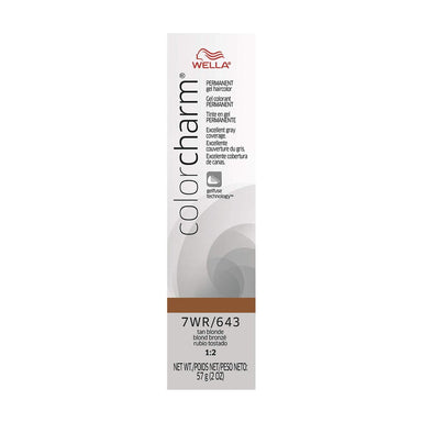 Wella Hair Color Permanent 7WR/643 Tan Blonde 2oz Pack 36