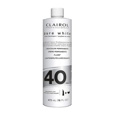 Clairol Pure White 40 Volume Creme Developer 16oz Pack 12