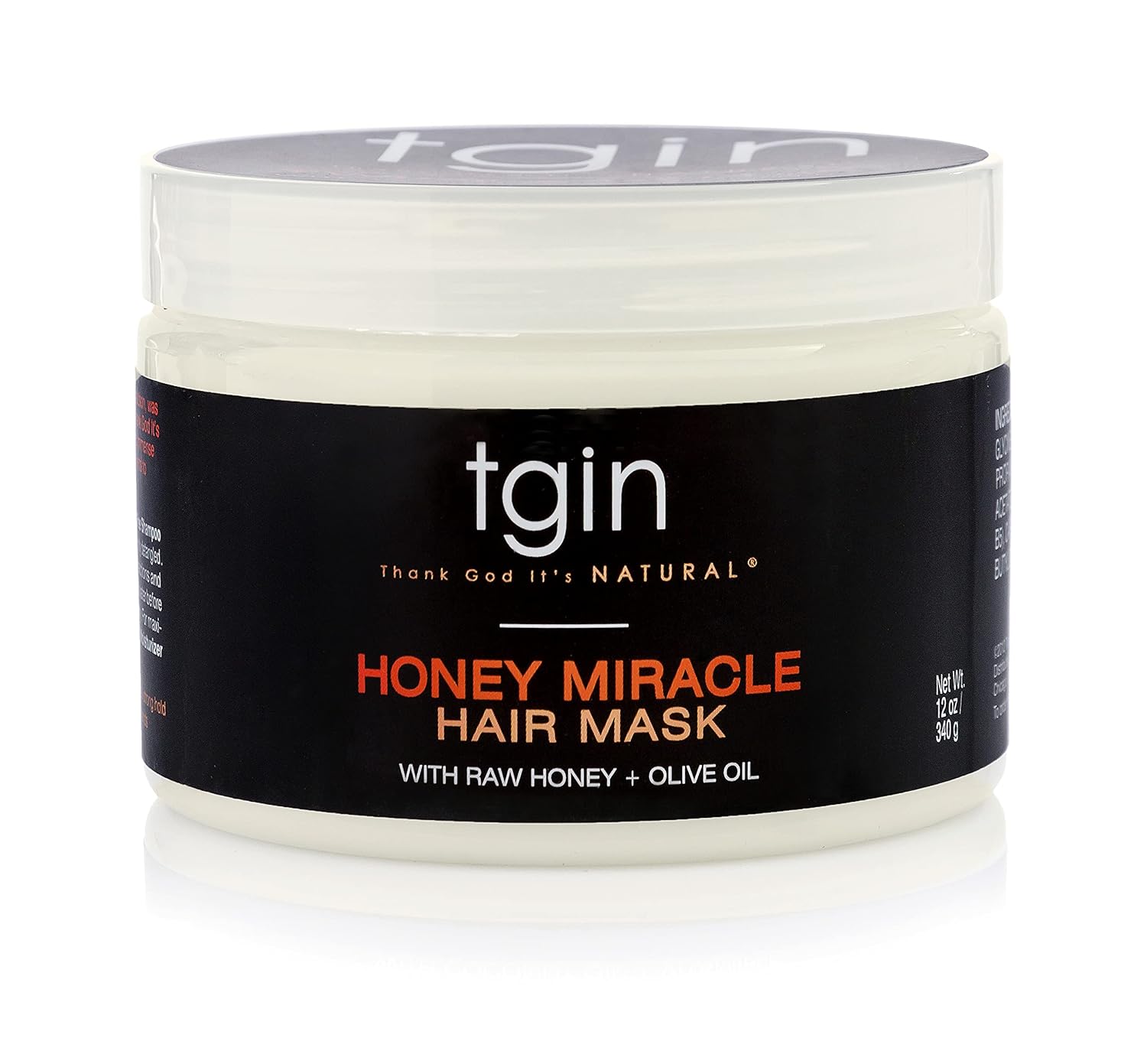 TGIN tgin 1.75oz Honey Miracle Hair Mask Packet Pack 12