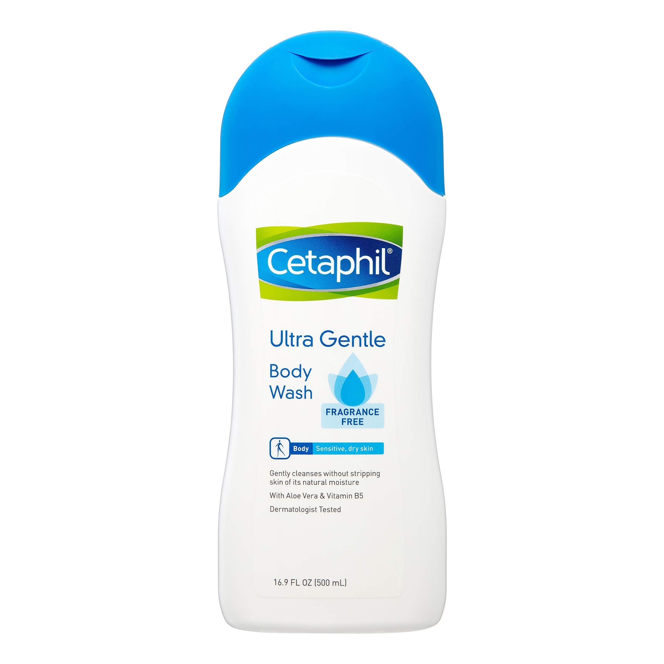 Cetaphil Ultra Gentle Body Wash - Fragrance Free Size 16.9 oz Case Pack 12