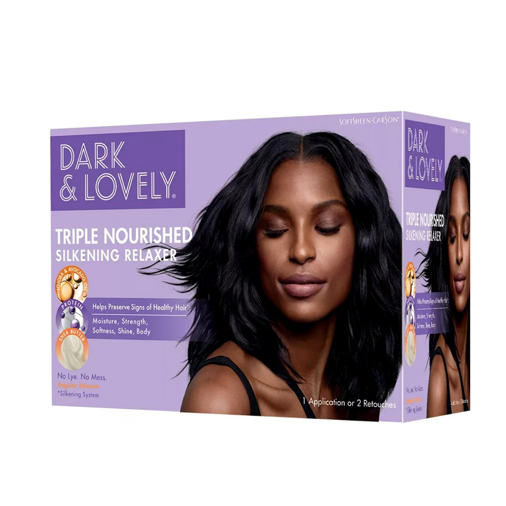 Softsheen Carson Dark and Lovely Shea Moisture No Lye Relaxer Regular