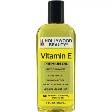 Hollywood Beauty Oils Vitamin E Oil 8 Oz Cs/12