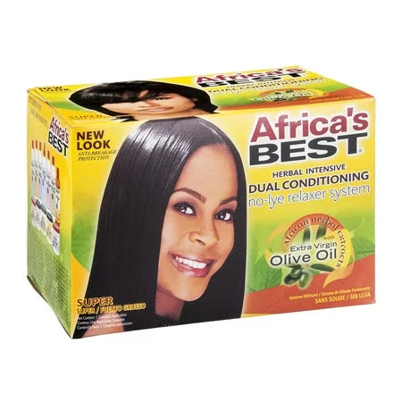 Africa's Best No-Lye Relaxer Kit Super Pack 12 Size Kit