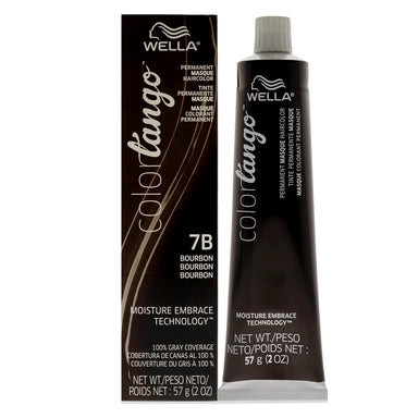 Wella Color Tango Permanent 7B Medium Blonde Brown 2oz Pack 36