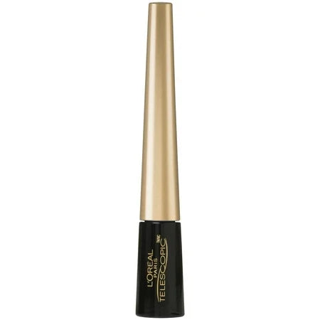 L'OREAL COSMETICS TELESCOPIC EYELINER : BLACK Pack 72