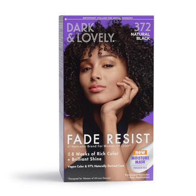 Softsheen Carson Dark & Lovely Fade Resist Hair Color 372 Natural Black