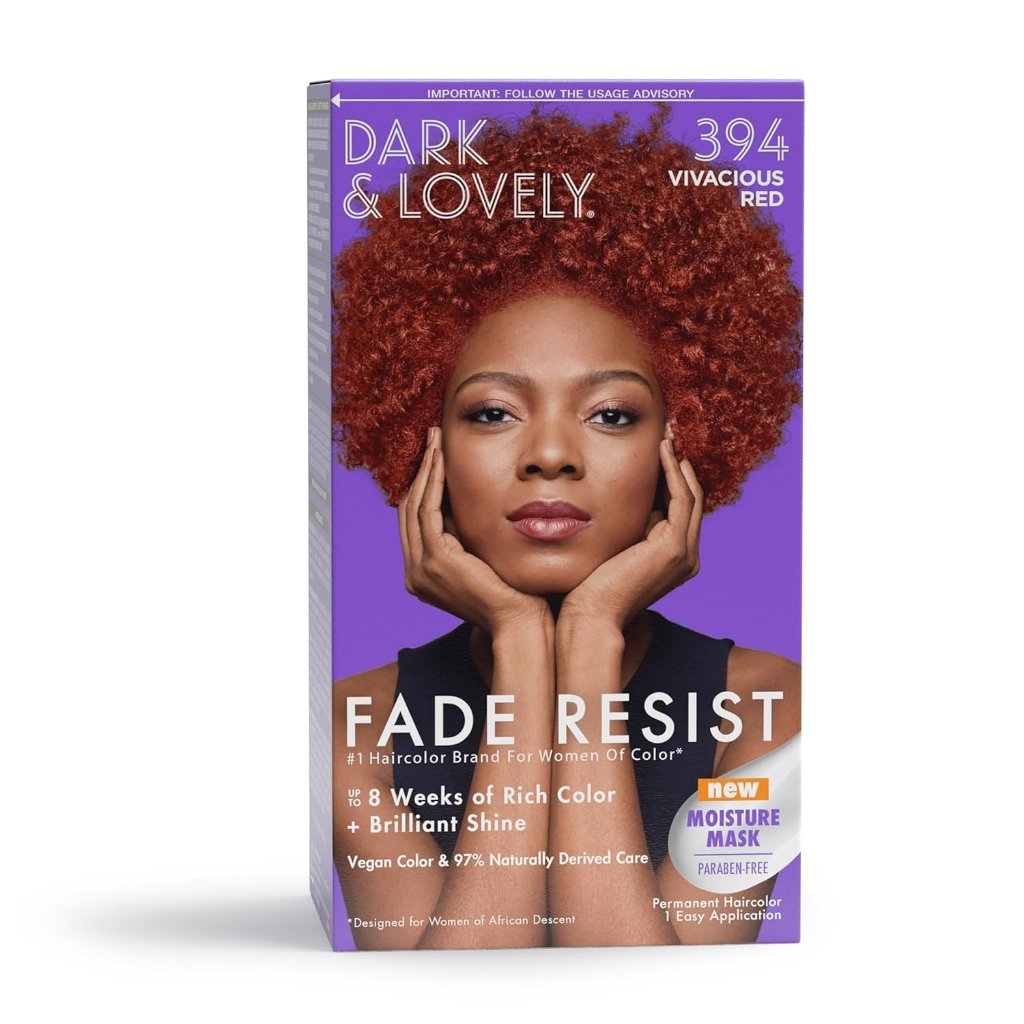 Softsheen Carson Dark & Lovely Fade Resist Hair Color 394 Vivacious Red