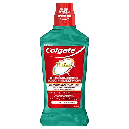 Colgate COLGATE-TOTAL MW 1L CS SP SPEARMINT Pack 6