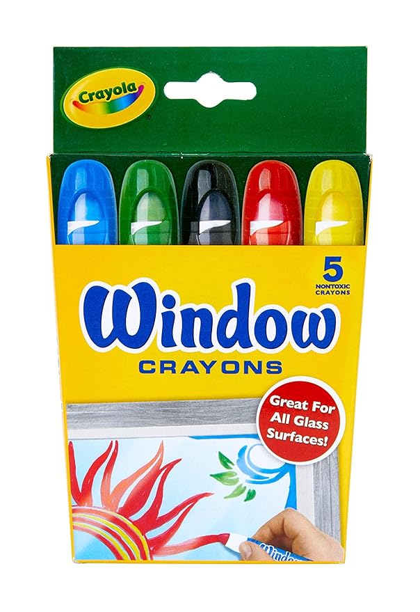 CRAYOLA® 5 ct. Window Crayons Case 24 Unit 6