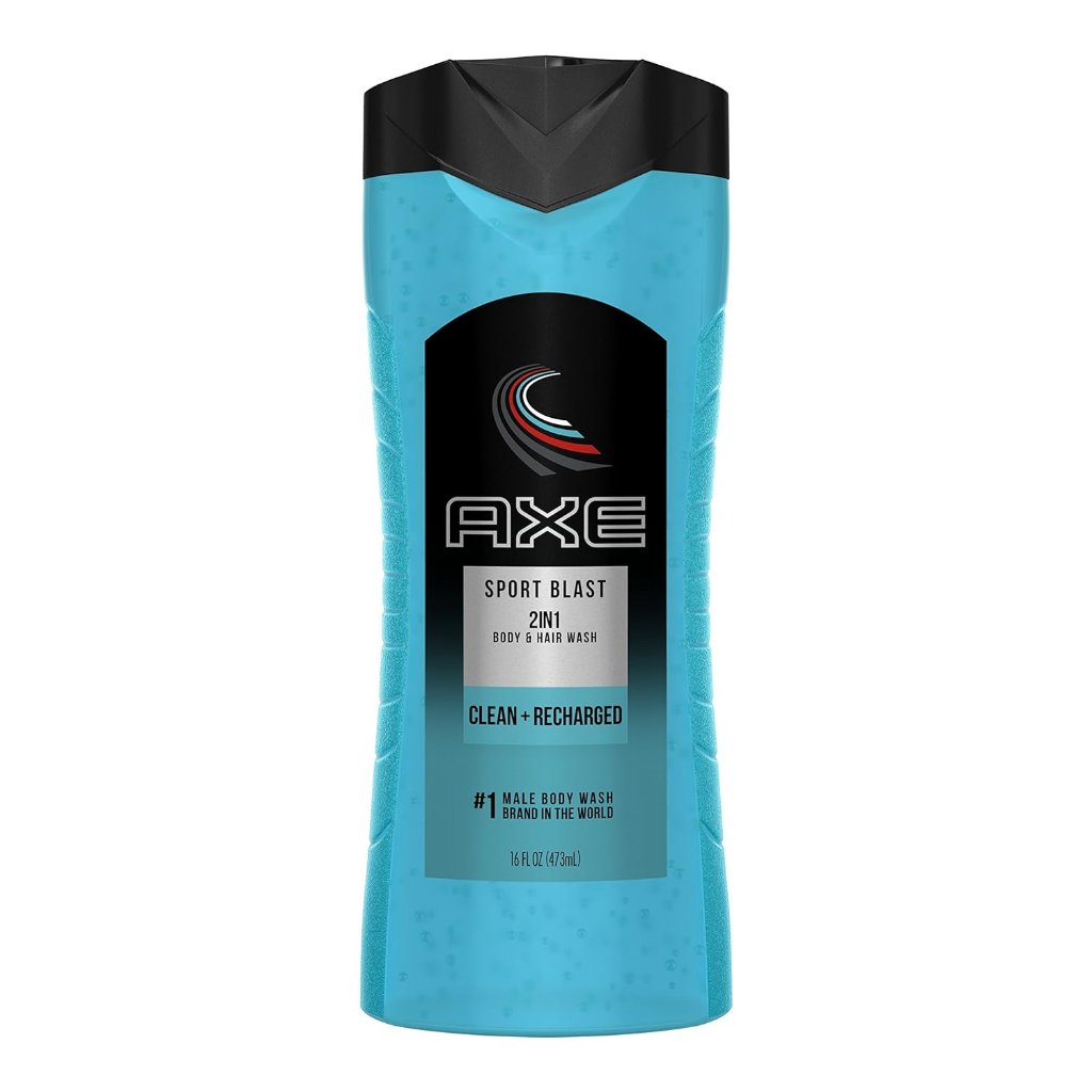 AXE Sport Blast Body Wash Pack 4 16oz