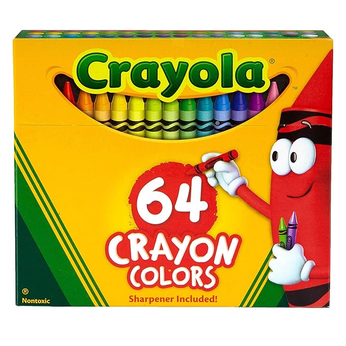 CRAYOLA® 64 ct. Crayons - Non-Peggable Case 48 Unit 3