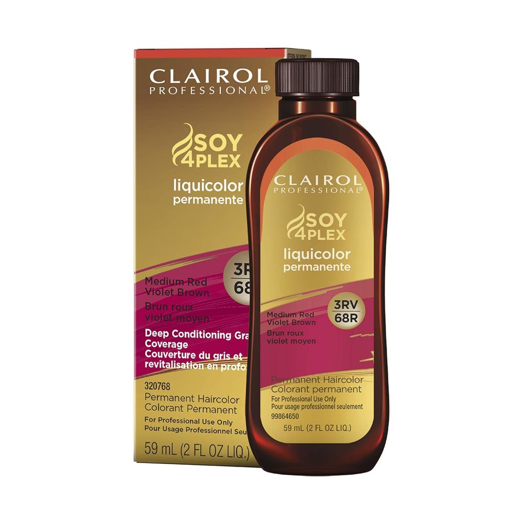 Clairol Professional Permanent Liquicolor 3RV Medium Red Violet Brown Pack 72