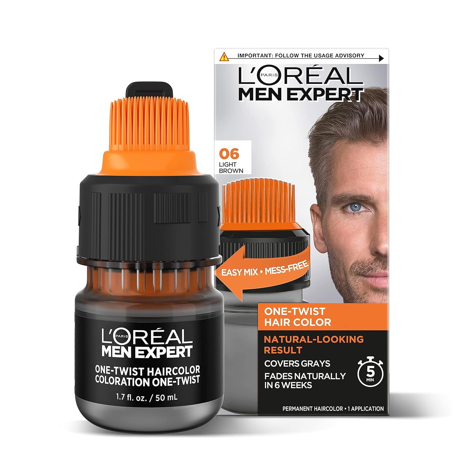 L'OREAL HAIRCOLOR Men Expert : DARK BROWN Pack 6