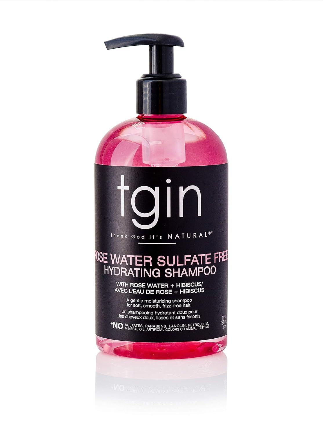 TGIN Rosewater Sulfate Free Hydrating Shampoo Pack 6