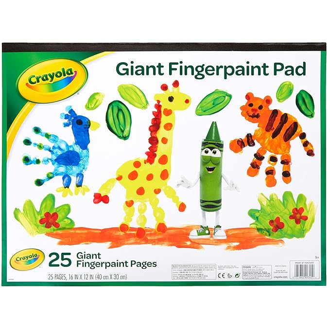 CRAYOLA® Giant Fingerpaint Paper  Case 24 Unit 6