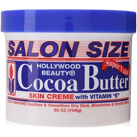 Hollywood Beauty Skin Care Cocoa Butter Creme Salon 25 Oz Cs/6