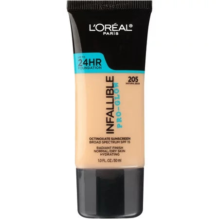 L'OREAL COSMETICS Infallible Pro-Glow Fdtn : NATURAL BEIGE Pack 36