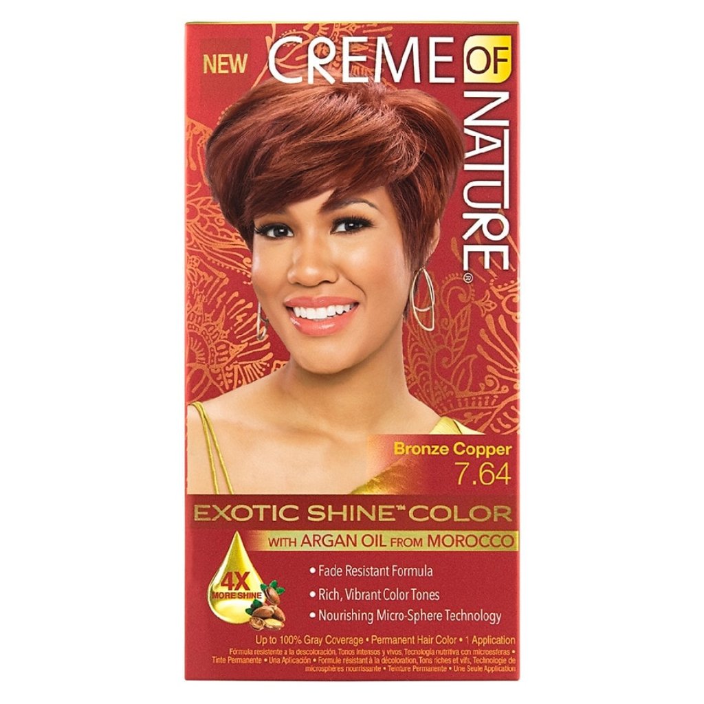 Creme of Nature Exotic Shine Hair Color 7.64 Pack 12