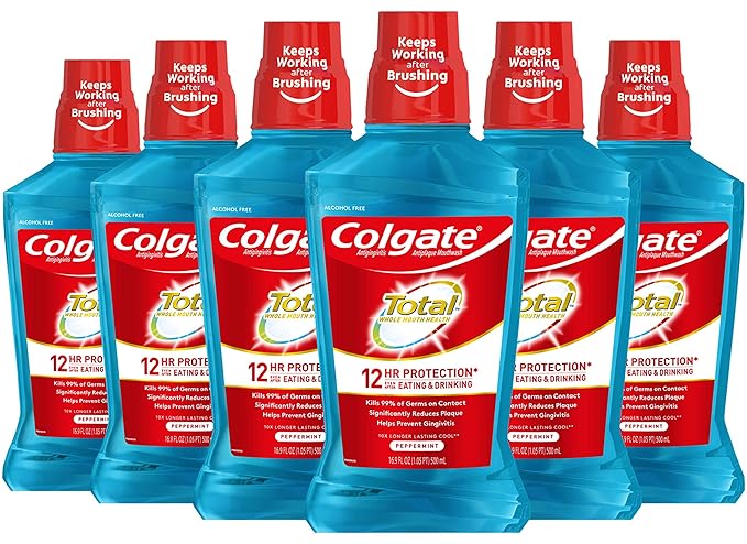 Colgate Colgate-TOTAL GUM HEALTH MW 500ML CSSP CLN MT Pack 6