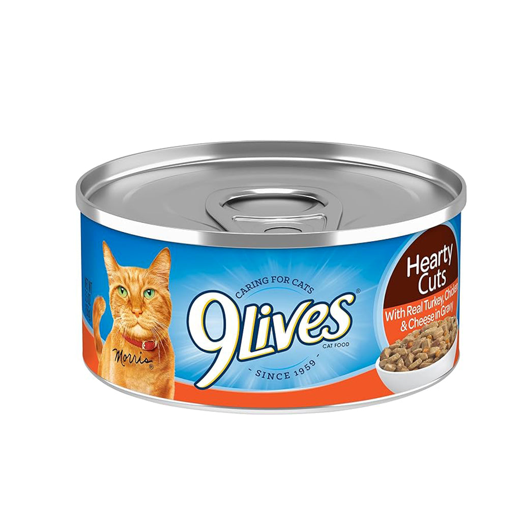 9Lives Turkey and Cheese Dinner in Gravy Cat Food 5.5oz