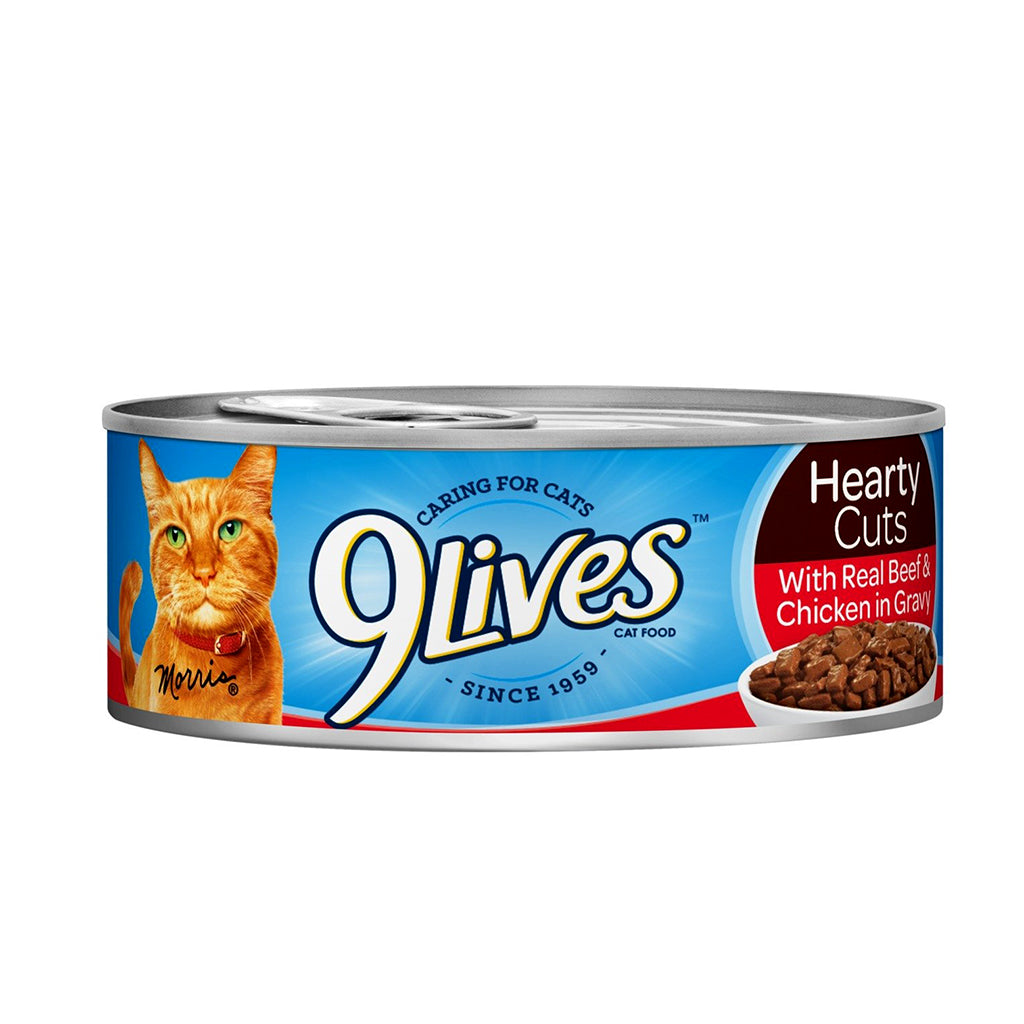 9Lives Can Beef and Chicken in Gravy 5.5oz