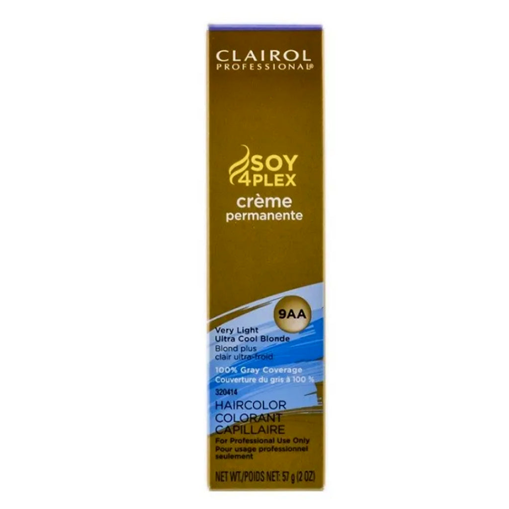 Clairol Permanent Creme 9AA Light Ultra Cool Blonde Pack 36