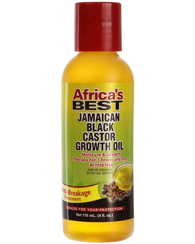 Africa's Best Jamaican Black Castor Growth Oil Pack 12 Size 4 oz