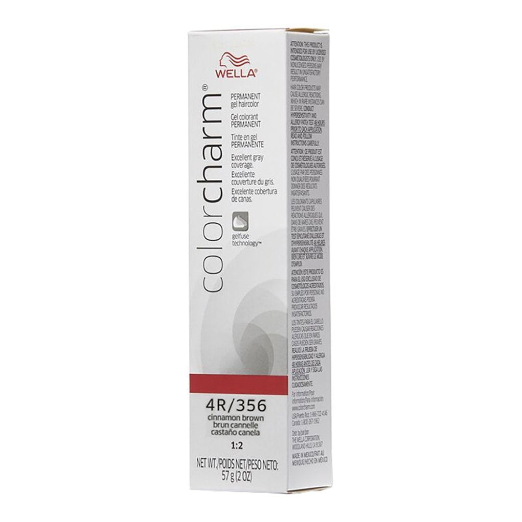 Wella Hair Color Charm Permanent 4R 356 Cinnamon Brown 2oz Pack 36