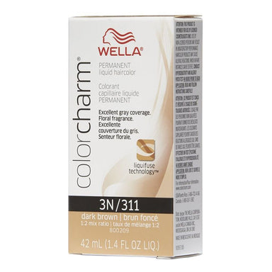 Wella Hair Color Permanent Liquid 311 3N Dark Brown 1.4oz Pack 36