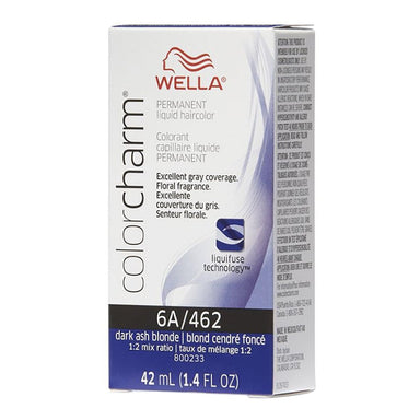 Wella Hair Color Permanent Liquid 462 6A Dark Ash Blonde 1.4oz Pack 36