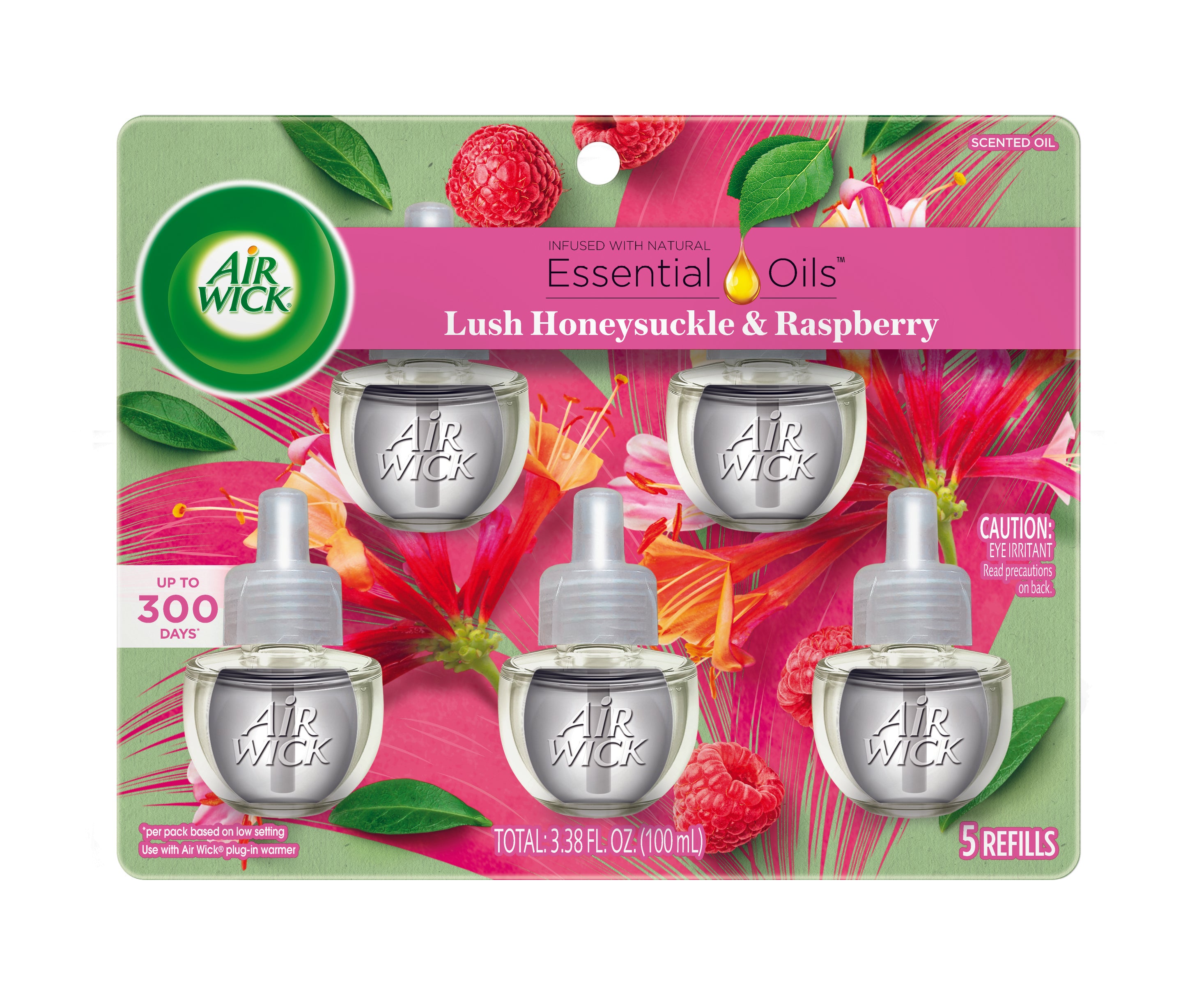 AIR WICK® Scented Oil - Twin Refill Lush Honeysuckle & Raspberry 6/(2x.67) oz.