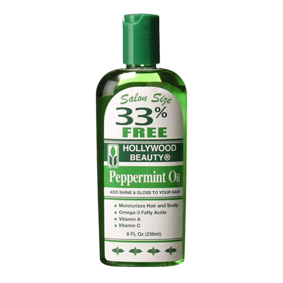 Hollywood Beauty Oils Peppermint Oil 8 Oz Cs/12