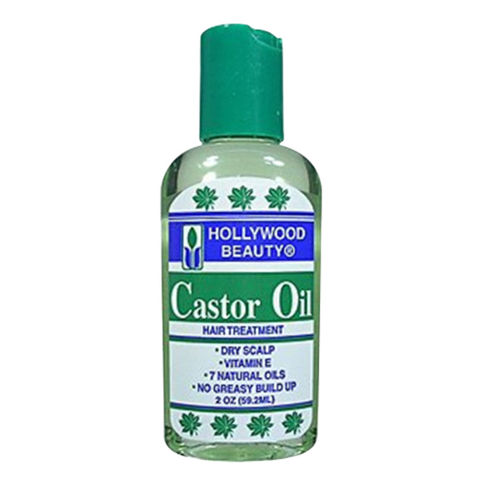 Hollywood Beauty Oils Castor Oil 2 Oz. 12 Pc. Display Cs/72