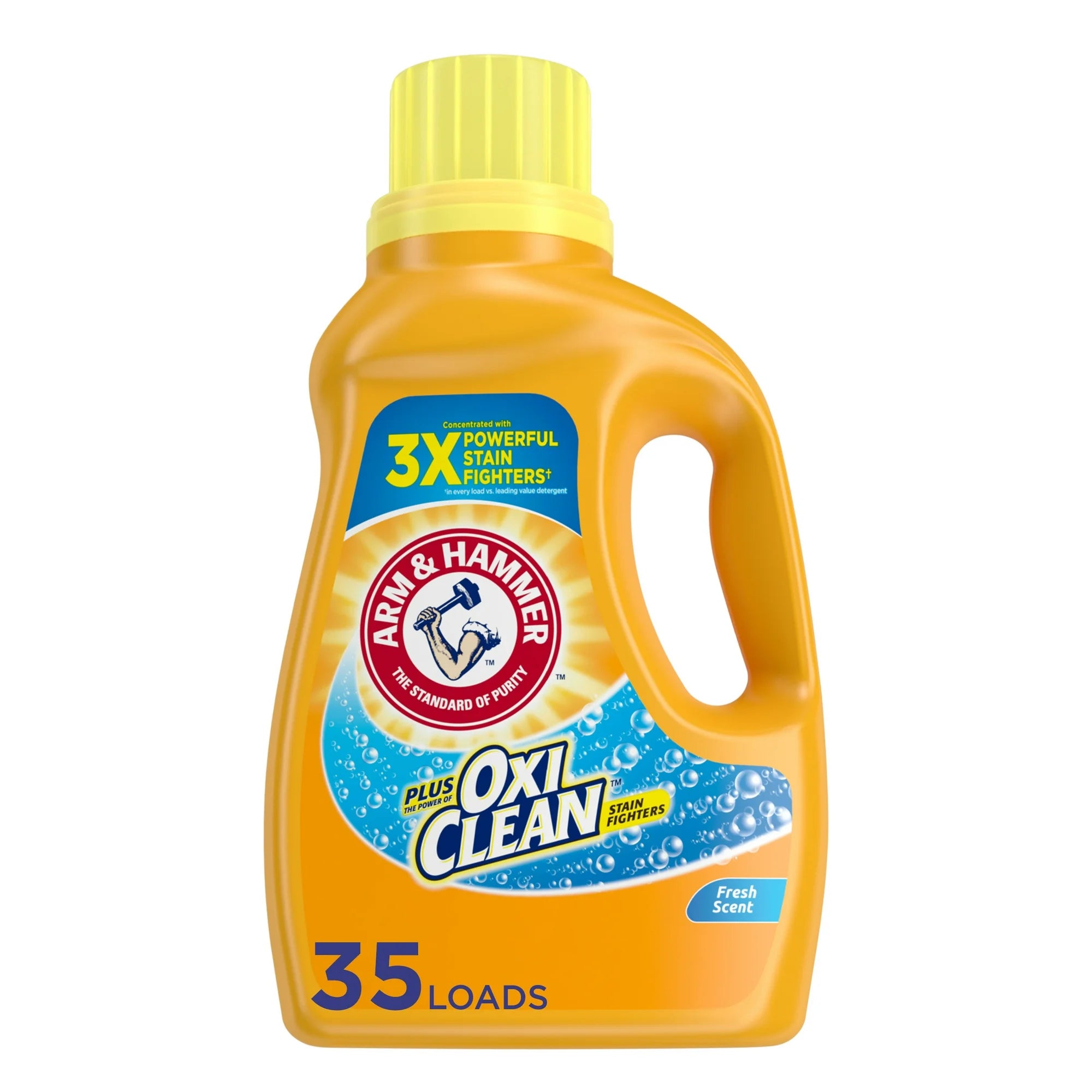 Arm & Hammer Liquid Laundry 45.5oz Fresh Scent Plus OxiClean / 35 Loads Pack 8