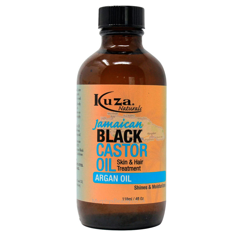 Kuza Jamaican Black Castor Collection JBCO Argan Skin & Hair Treatment Pack 6 Size 4 oz