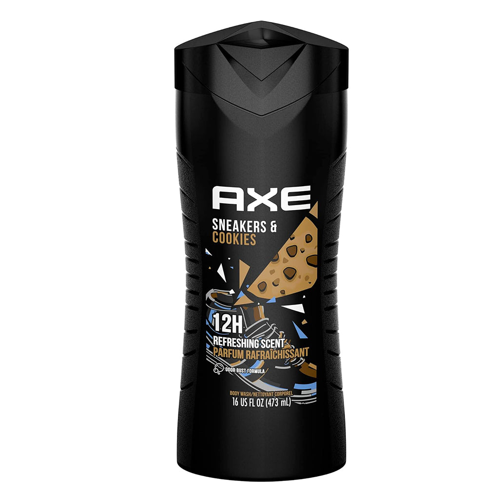 AXE Sneakers and Cookies Body Wash Pack 4 16oz